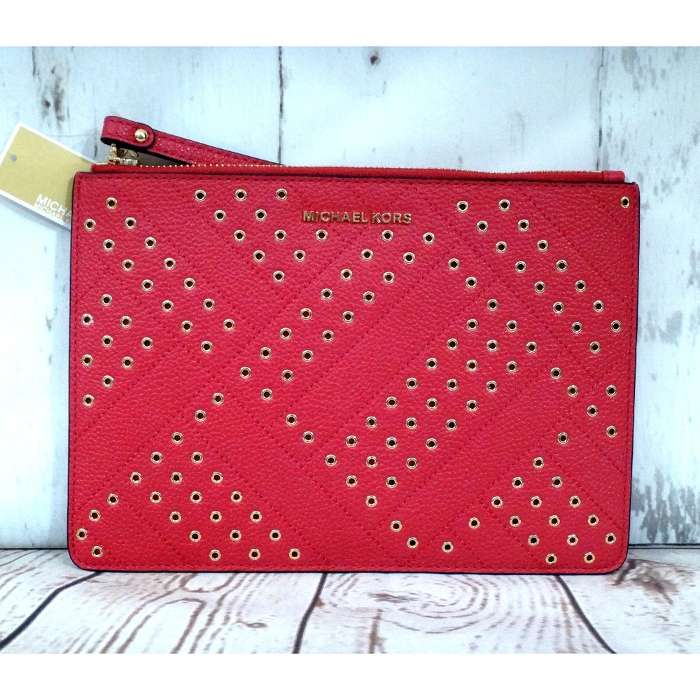 NWT Michael Kors Jet Set Travel XL Zip Clutch - Picture 2 of 7